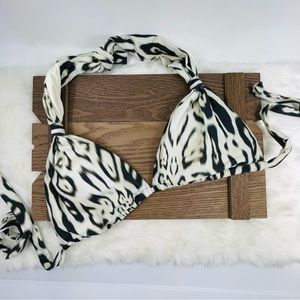 Lenny Niemeyer Adjustable Leopard Swim Top